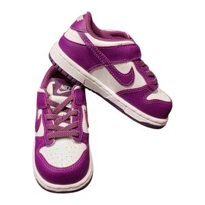 Nike Kids Purple and White Sneakers